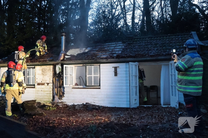 Brand in schuurtje snel onder controle