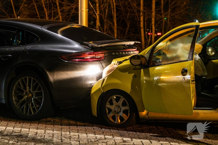 Dure Porsche betrokken bij ongeval