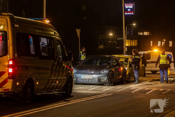 Dure Porsche betrokken bij ongeval