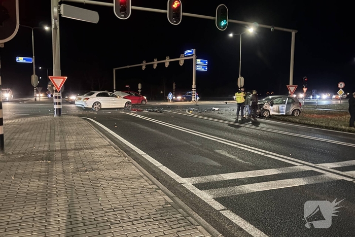 Aanrijding op N340 leidt tot verkeersafsluiting