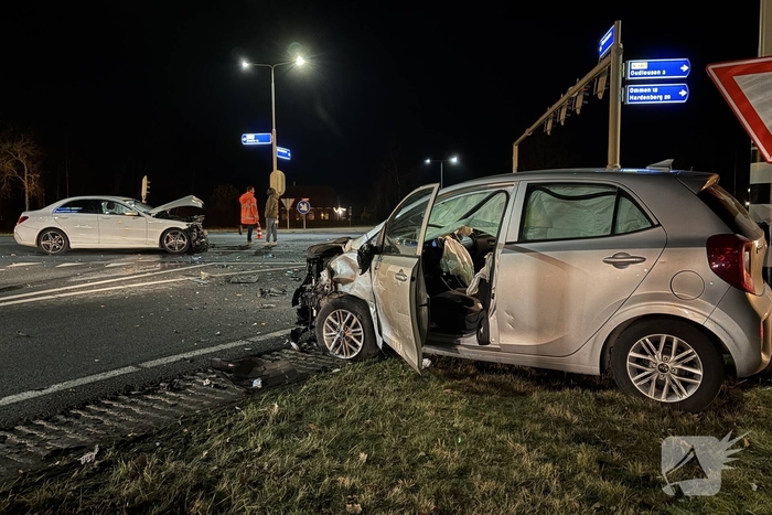 Aanrijding op N340 leidt tot verkeersafsluiting