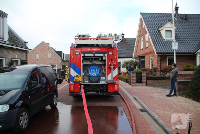 Schoorsteenbrand leidt tot evacuatie