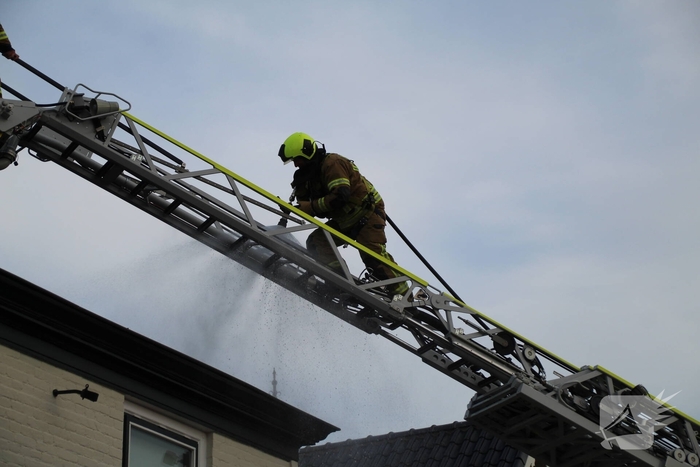 Schoorsteenbrand leidt tot evacuatie