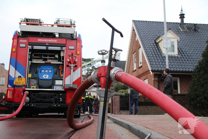 Schoorsteenbrand leidt tot evacuatie