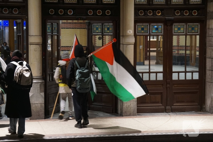 Demonstratie trekt aandacht in centrum