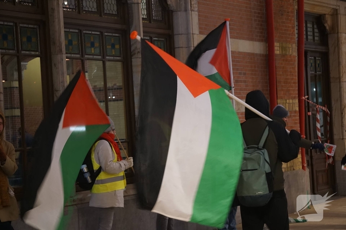 Demonstratie trekt aandacht in centrum