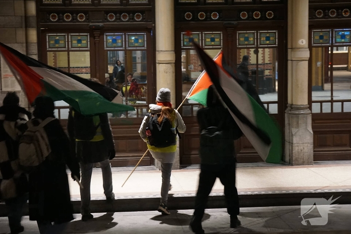 Demonstratie trekt aandacht in centrum