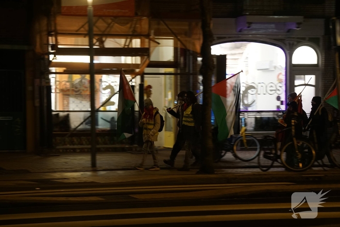 Demonstratie trekt aandacht in centrum