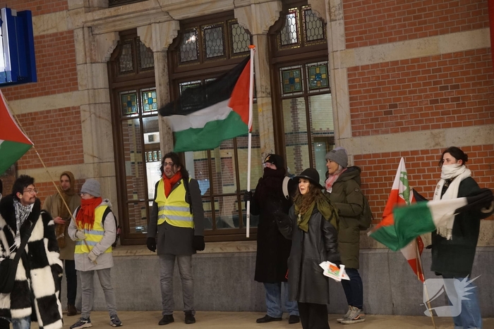 Demonstratie trekt aandacht in centrum