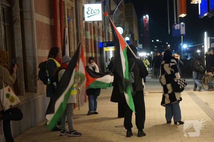 Demonstratie trekt aandacht in centrum