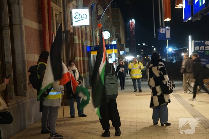 Demonstratie trekt aandacht in centrum