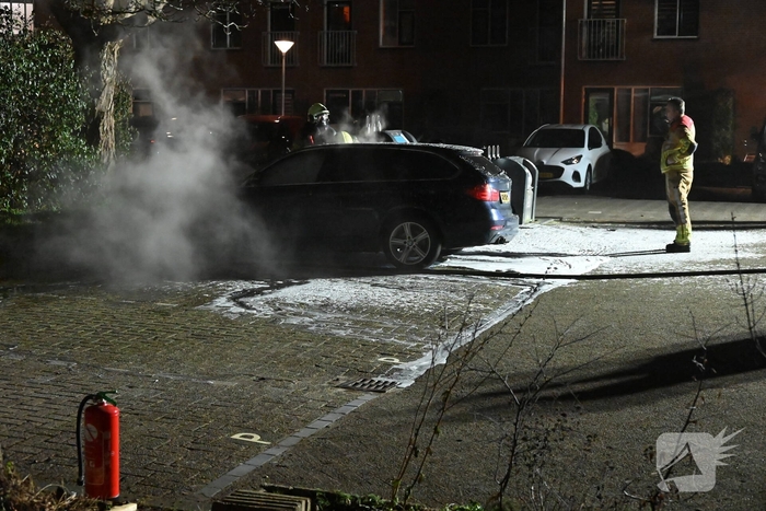Brand in voertuig geblust