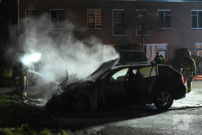 Brand in voertuig geblust