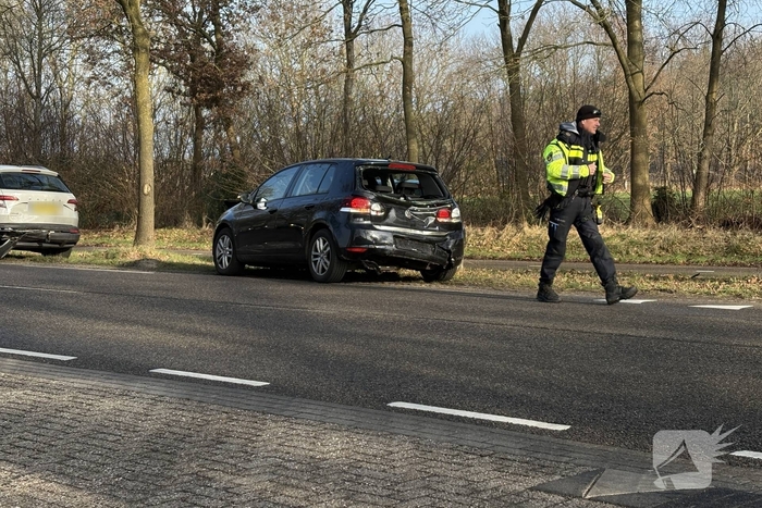 Vier voertuigen betrokken bij ongeval