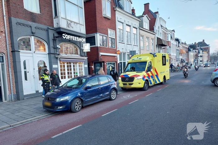Voertuigen beschadigd na botsing