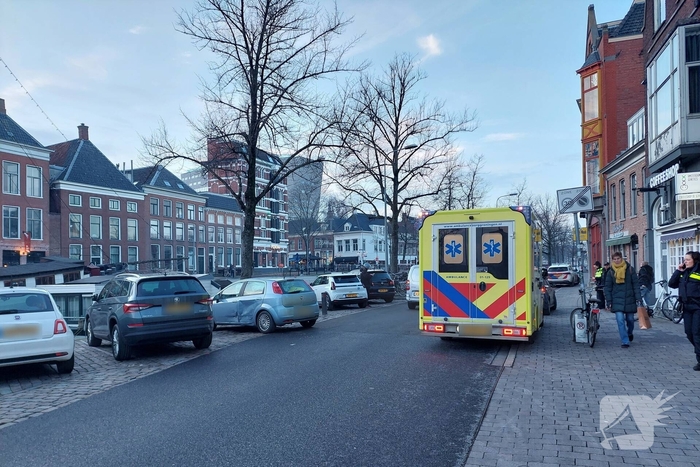 Voertuigen beschadigd na botsing