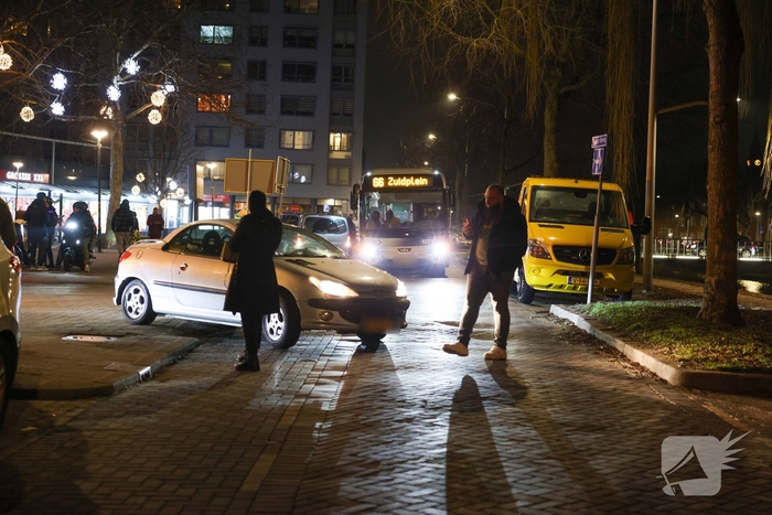 Auto botst op Fatbike in Rotterdam