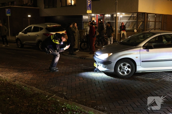 Auto botst op Fatbike in Rotterdam
