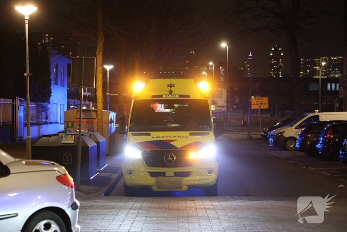 Auto botst op Fatbike in Rotterdam