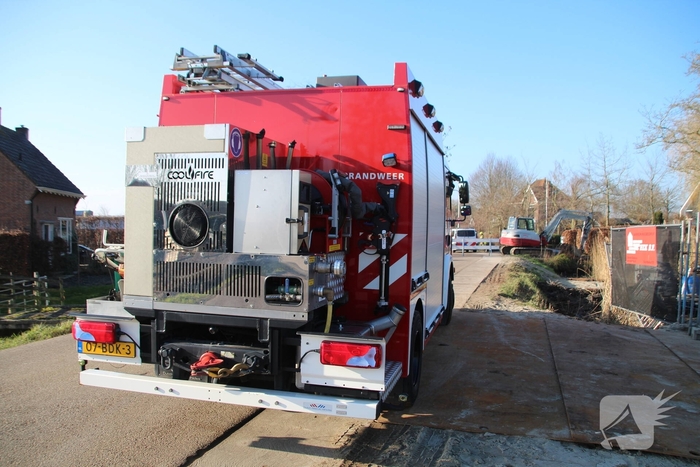 Woningbrand onder controle na snelle brandweeractie