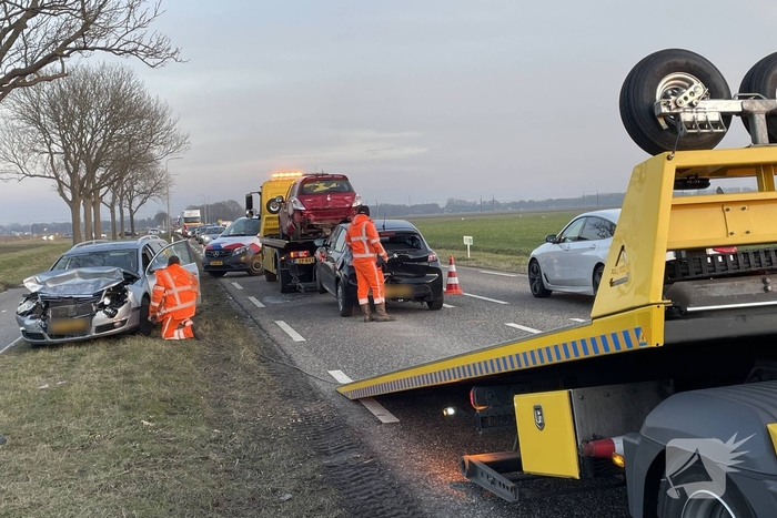 Grote schade na aanrijding