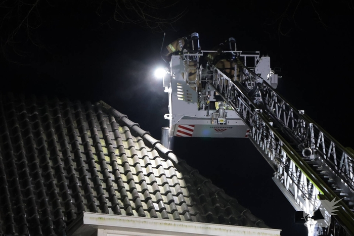 Brand in schoorsteen veroorzaakt opschudding