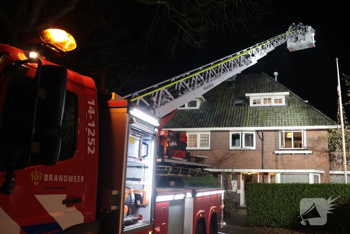 Brand in schoorsteen veroorzaakt opschudding