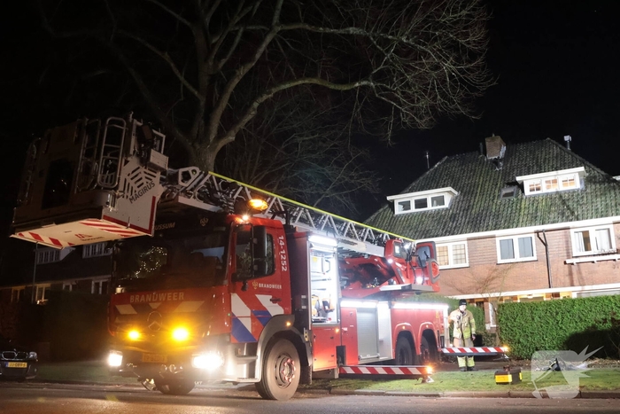 Brand in schoorsteen veroorzaakt opschudding