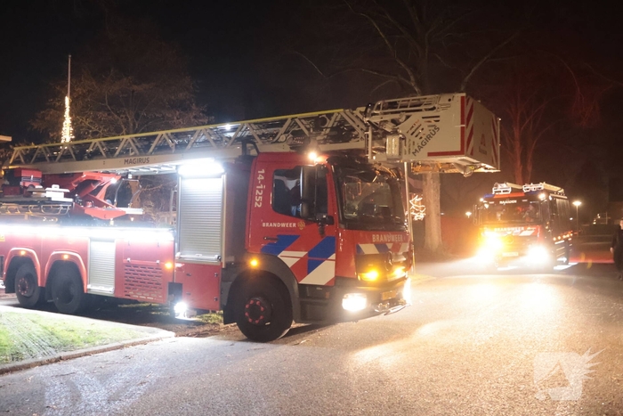 Brand in schoorsteen veroorzaakt opschudding