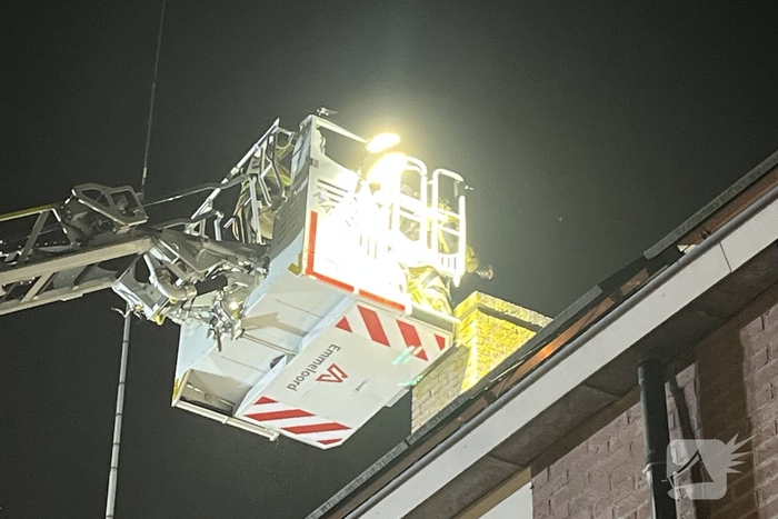 Brandweer ingezet vanwege schoorsteenbrand