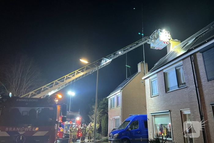 Brandweer ingezet vanwege schoorsteenbrand