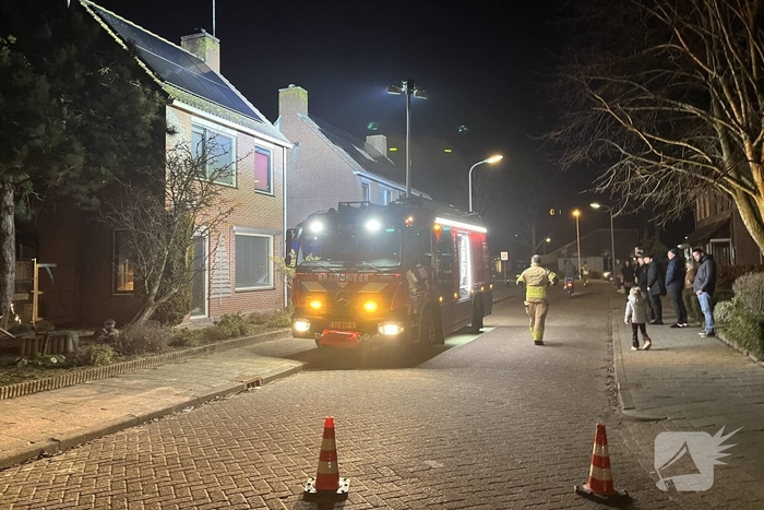 Brandweer ingezet vanwege schoorsteenbrand