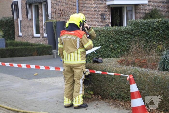 Gasleiding geraakt tijdens graafwerkzaamheden