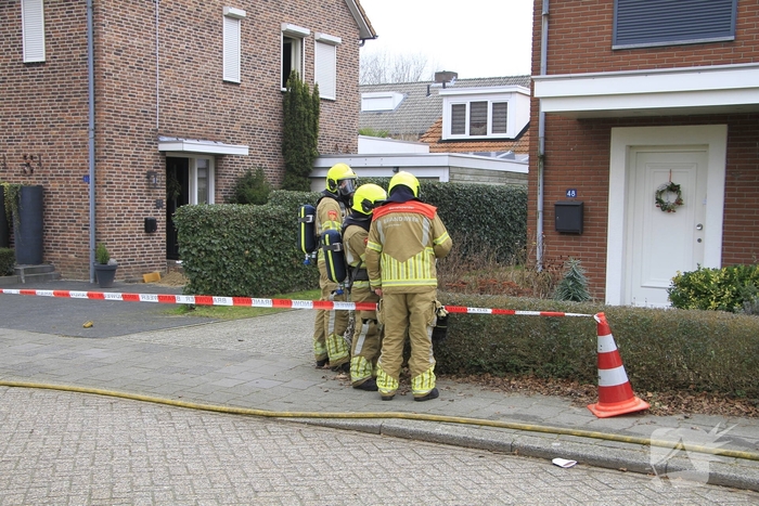 Gasleiding geraakt tijdens graafwerkzaamheden
