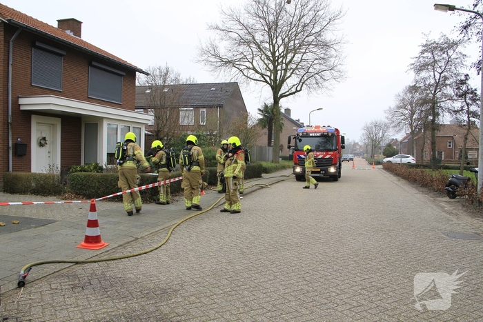 Gasleiding geraakt tijdens graafwerkzaamheden