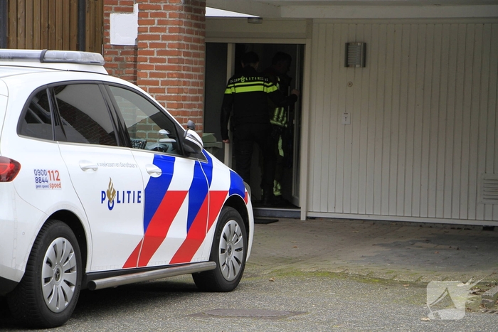 Brandweer meet hoge concentraties koolmonoxide