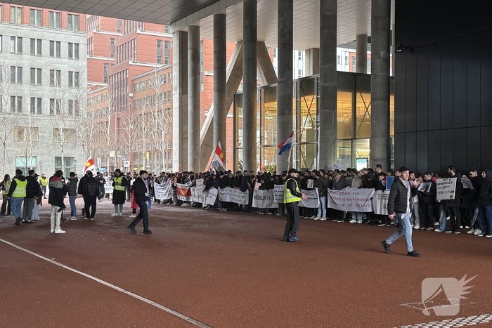 Demonstratie bij Rijkskantoor tegen uitzettingen naar Irak