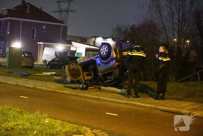 Jongeman belandt op zijn kop na ongeval