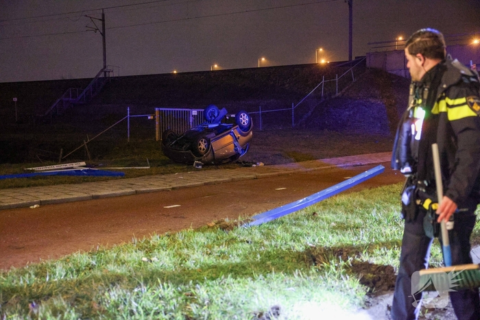Jongeman belandt op zijn kop na ongeval