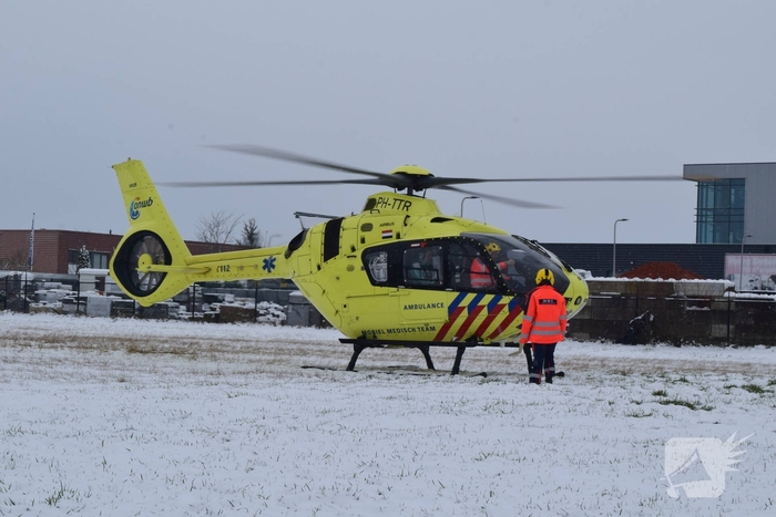 Traumahelikopter ingeschakeld na incident