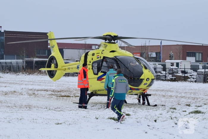 Traumahelikopter ingeschakeld na incident