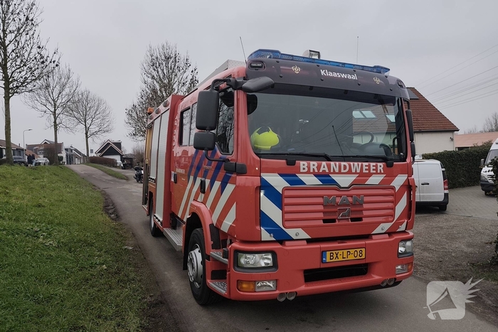 Brandweer ingeschakeld bij waterlek