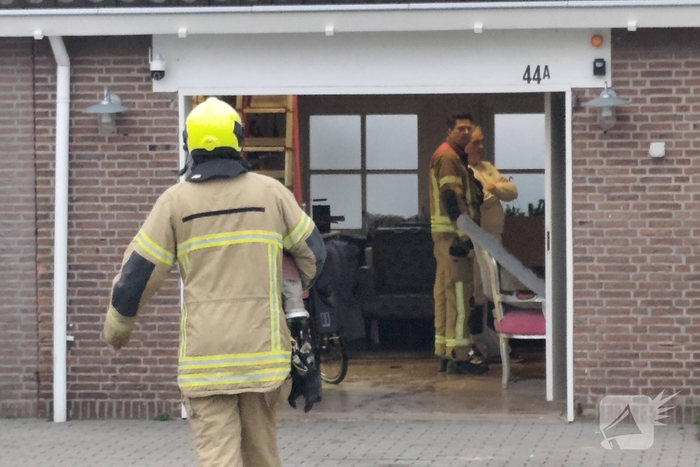 Brandweer ingeschakeld bij waterlek