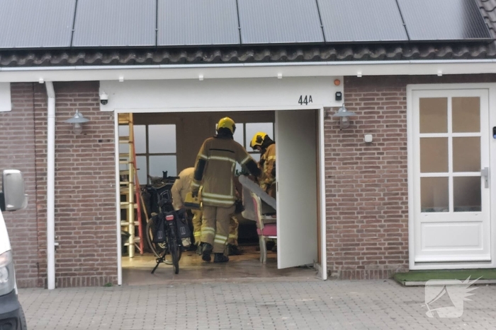 Brandweer ingeschakeld bij waterlek