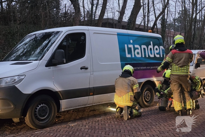 Geen vlammen of rook bij voertuigbrand