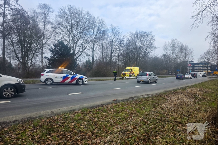 Automobilist botst tegen lantaarnpaal