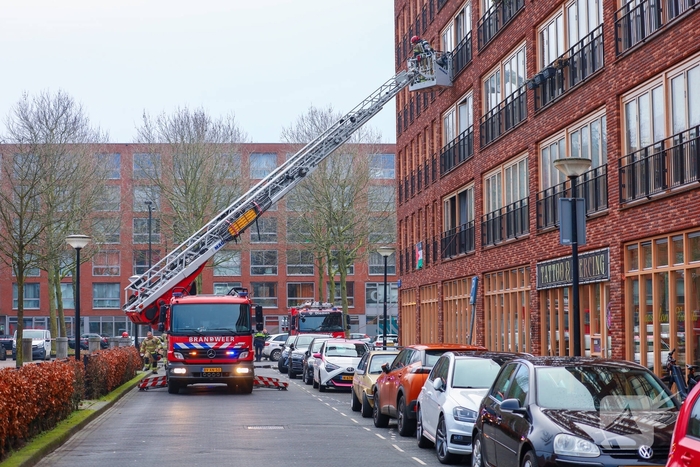 Brand geblust in appartement