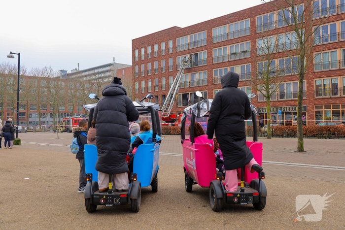 Brand geblust in appartement