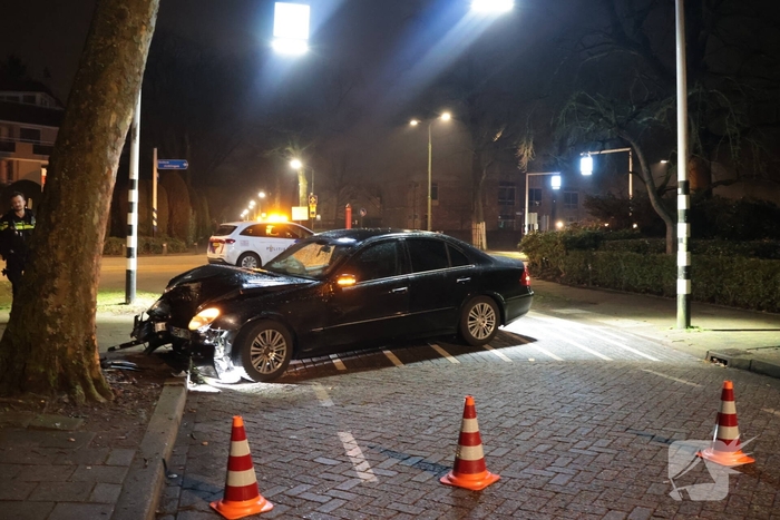 Eenzijdig ongeval leidt tot aanhouding bestuurder