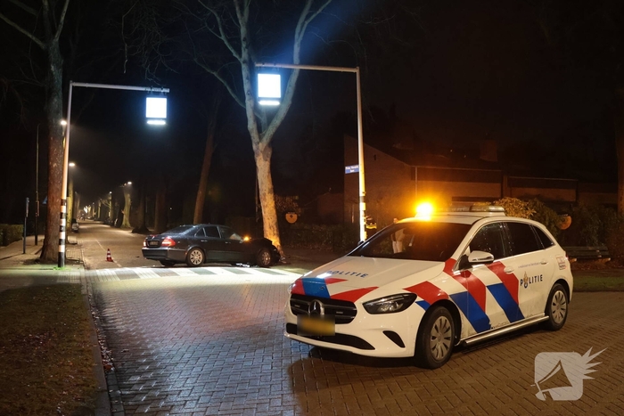 Eenzijdig ongeval leidt tot aanhouding bestuurder